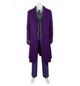 Batman Arkham Origins The Joker Purple Wool Coat